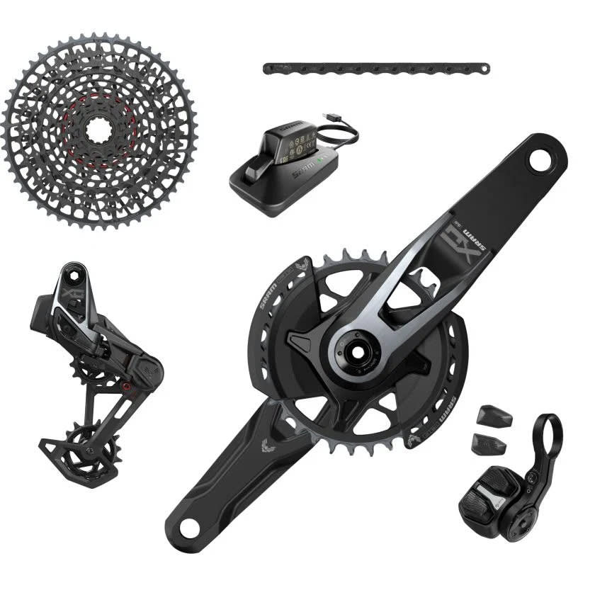 SRAM X0 T-Type Eagle AXS Transmission DUB MTB Groupset Lunar Black