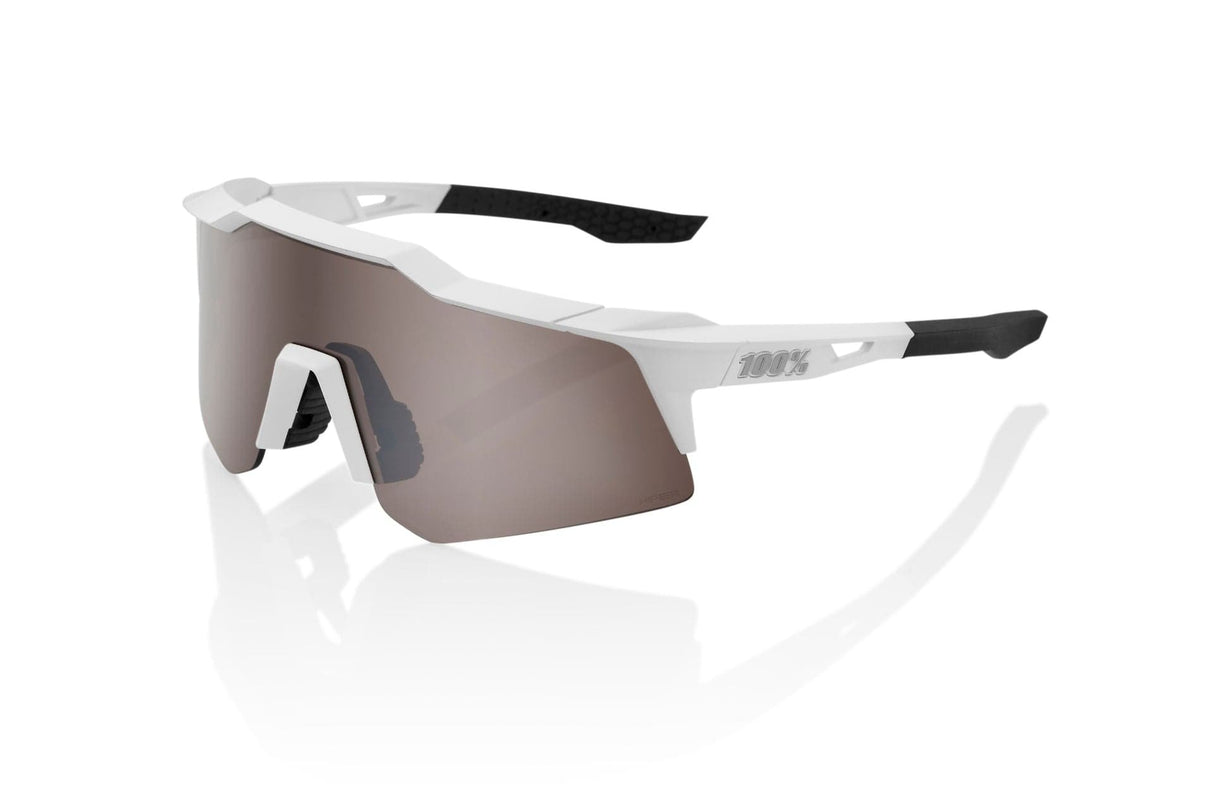 100% SPEEDCRAFT XS - Matte White - HiPER Silver