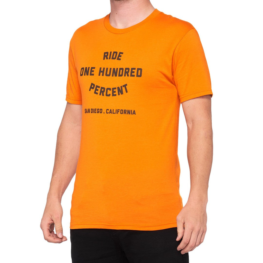 100 Percent WAREZ T-Shirt Heather Orange