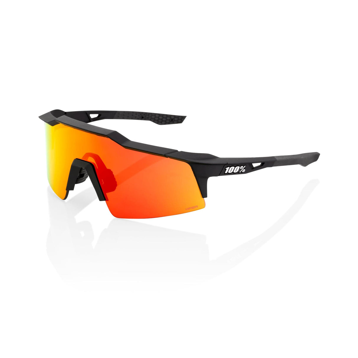 100 Percent Eyewear SPEEDCRAFT SL - Soft Tact Black - HiPER Red