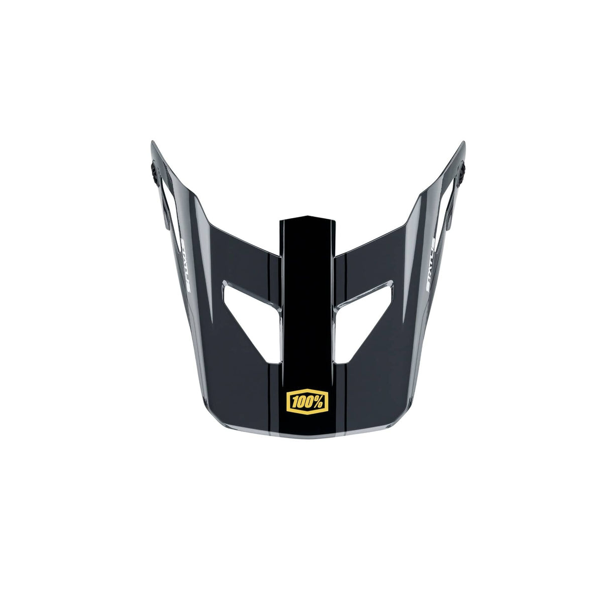 100 Percent STATUS Repl Visor Carby/Charcoal