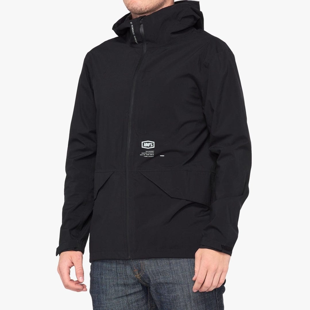 100 Percent HYDROMATIC Parka Waterproof Jacket Black