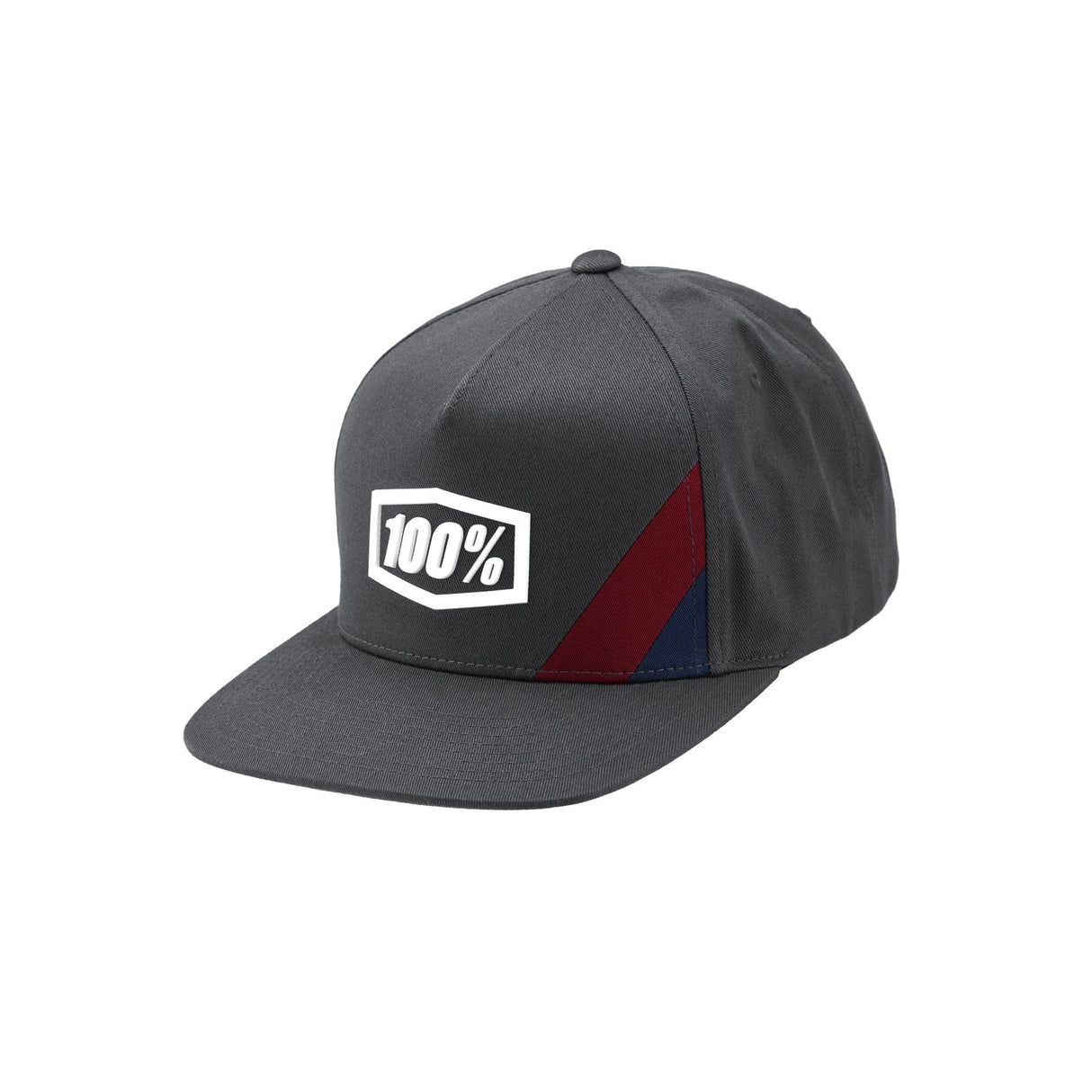 100 Percent CORNERSTONE X Fit Snapback Hat Steel
