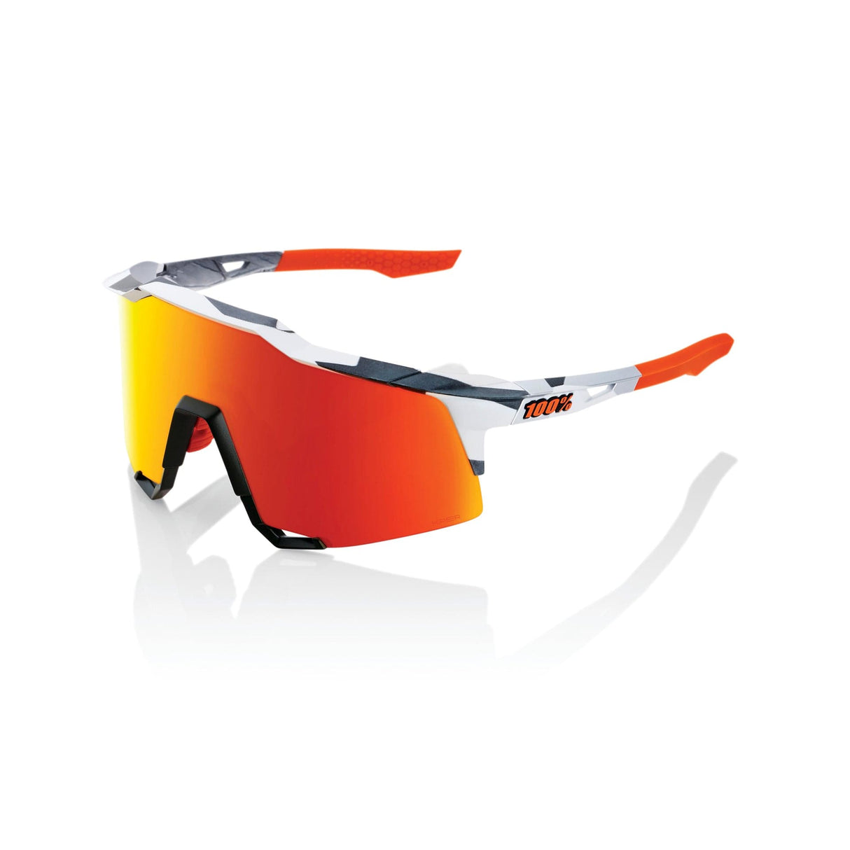 100 Percent Eyewear SPEEDCRAFT - Soft Tact Grey Camo - HiPER Red Mirror