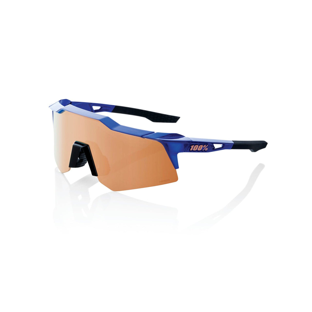 100 Percent Eyewear SPEEDCRAFT XS - Gloss Cobalt Blue - HiPER Copper Mirror