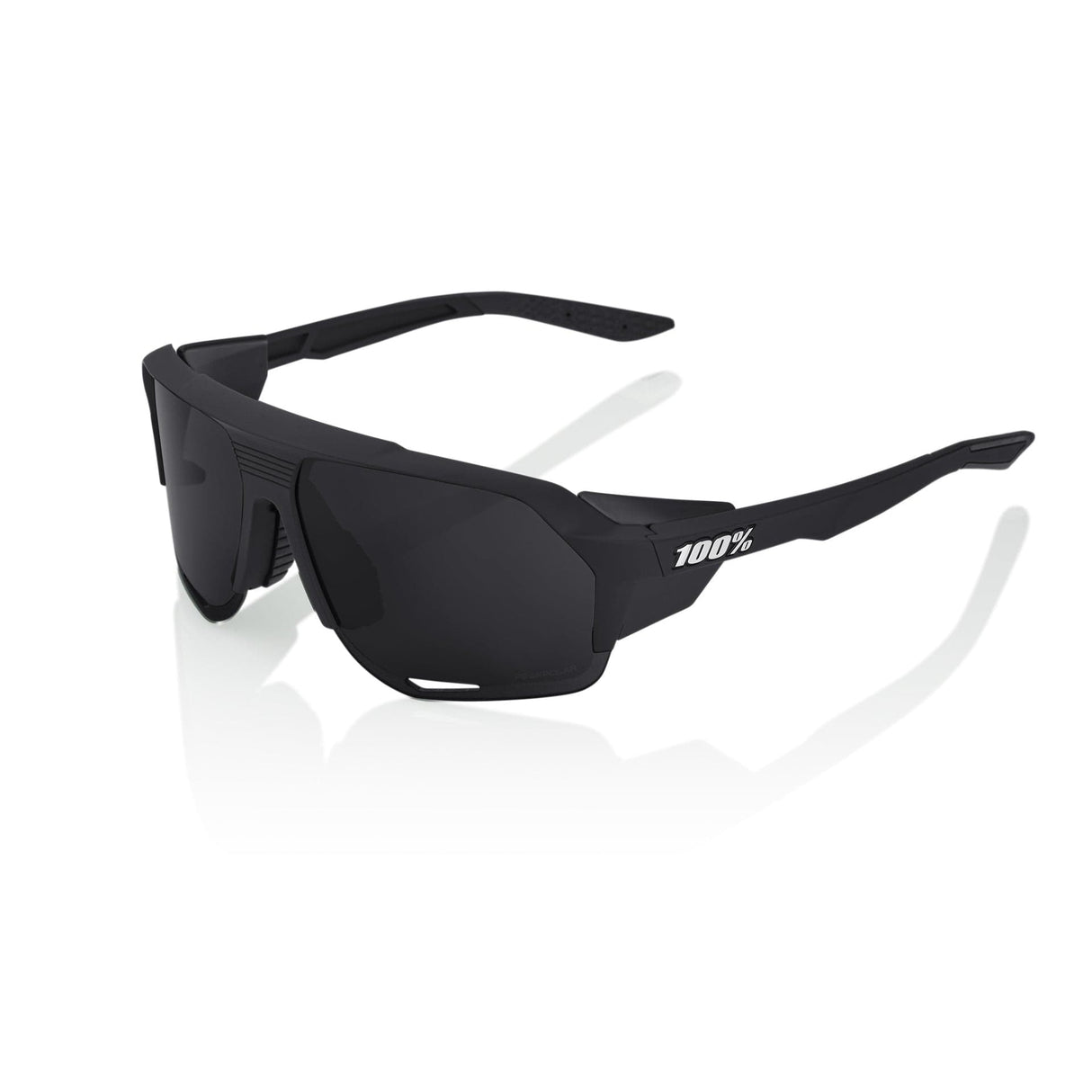 100 Percent Eyewear NORVIK - Matte Black - Grey PEAKPOLAR