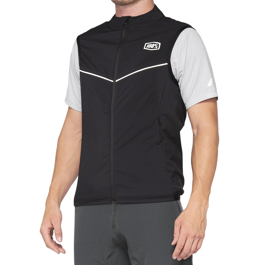 100 Percent CORRIDOR Stretch Vest Black