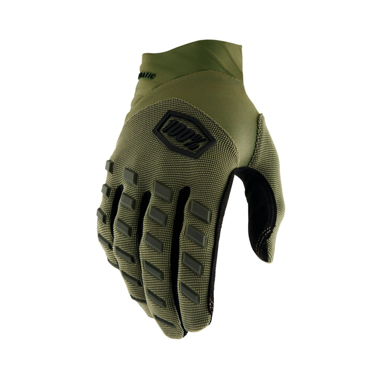 100 Percent AIRMATIC Gloves Army Green