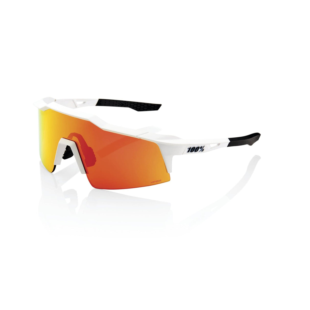 100 Percent Eyewear SPEEDCRAFT SL - Soft Tact Off White - HiPER Red Mirror