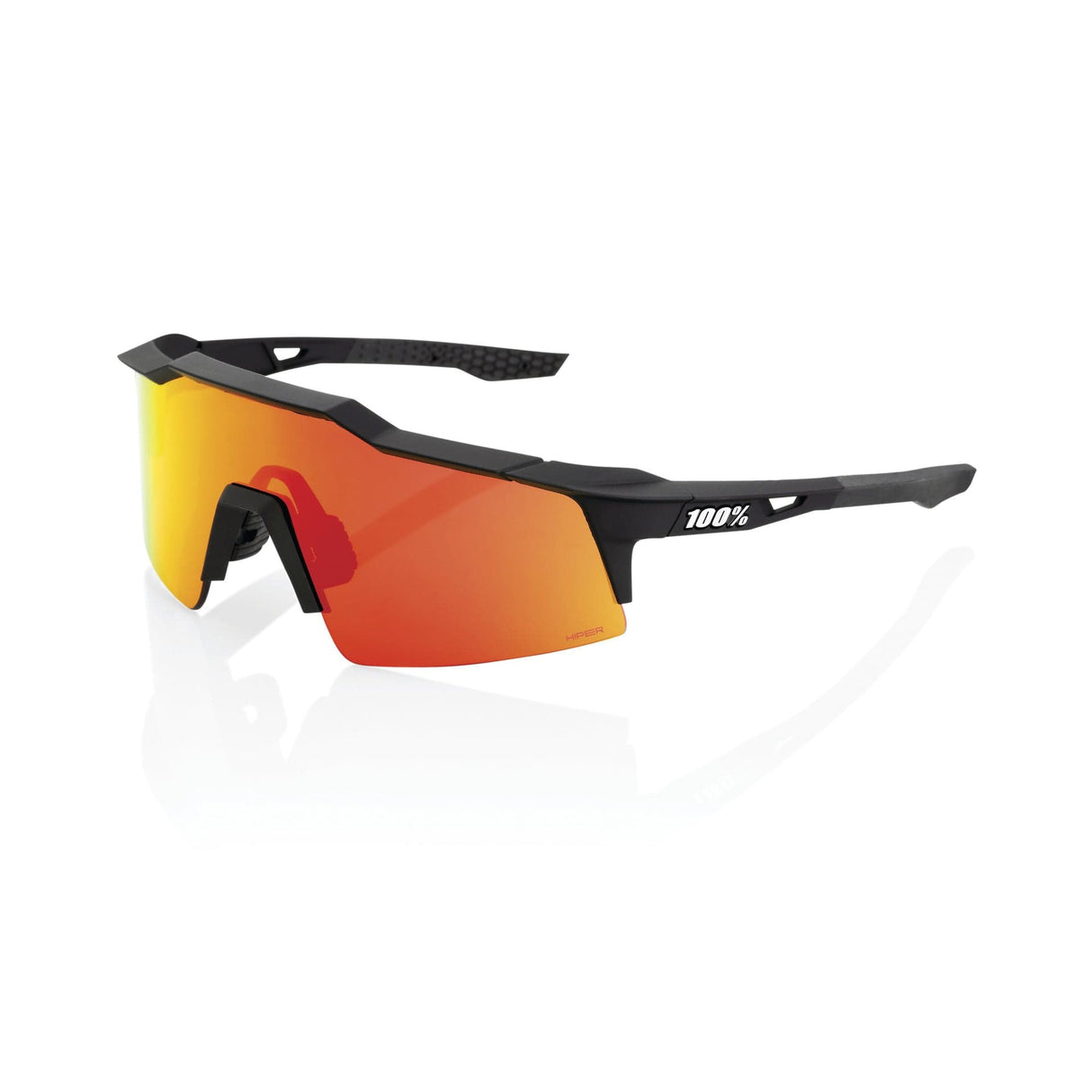 100 Percent Eyewear SPEEDCRAFT SL - Soft Tact Black - HiPER Red Mirror