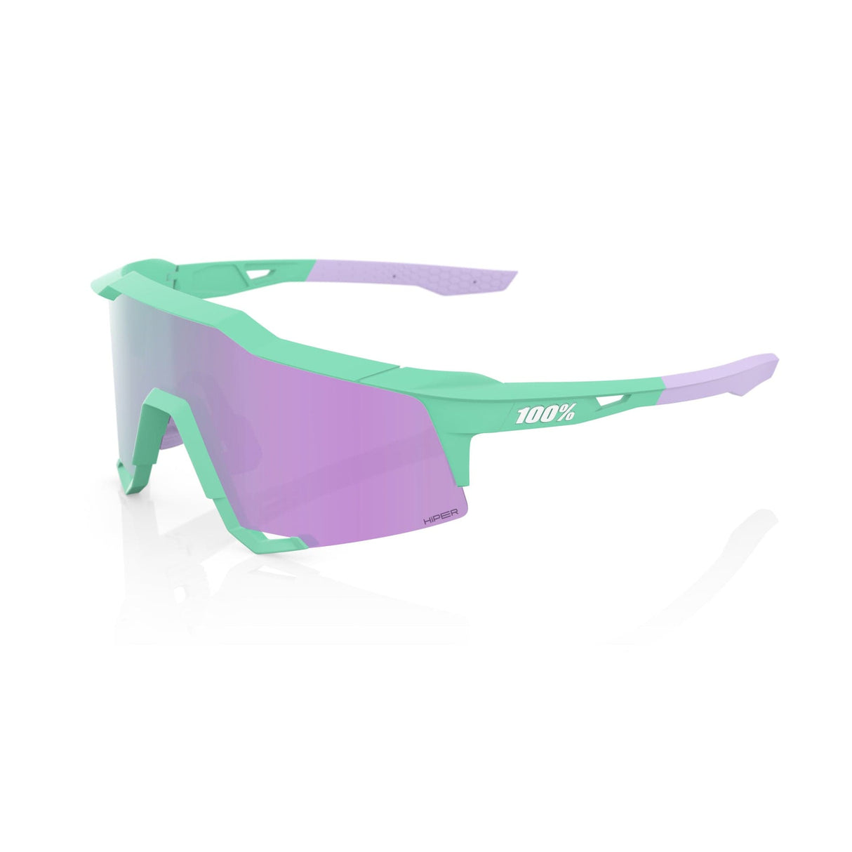 100 Percent Eyewear SPEEDCRAFT - Soft Tact Mint - HiPER Lavender