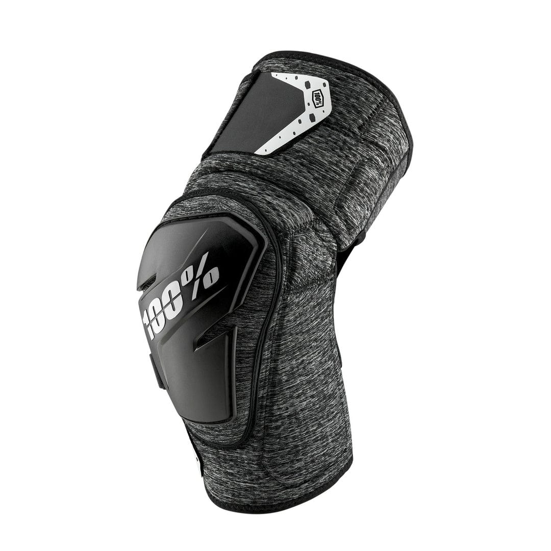 100 Percent FORTIS Knee Guards Grey/Black