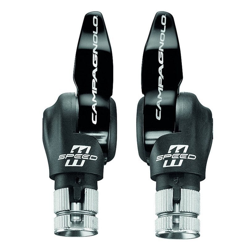 Campagnolo TT Alloy 11 Speed Bar-End Shifting Lever Set + Cables