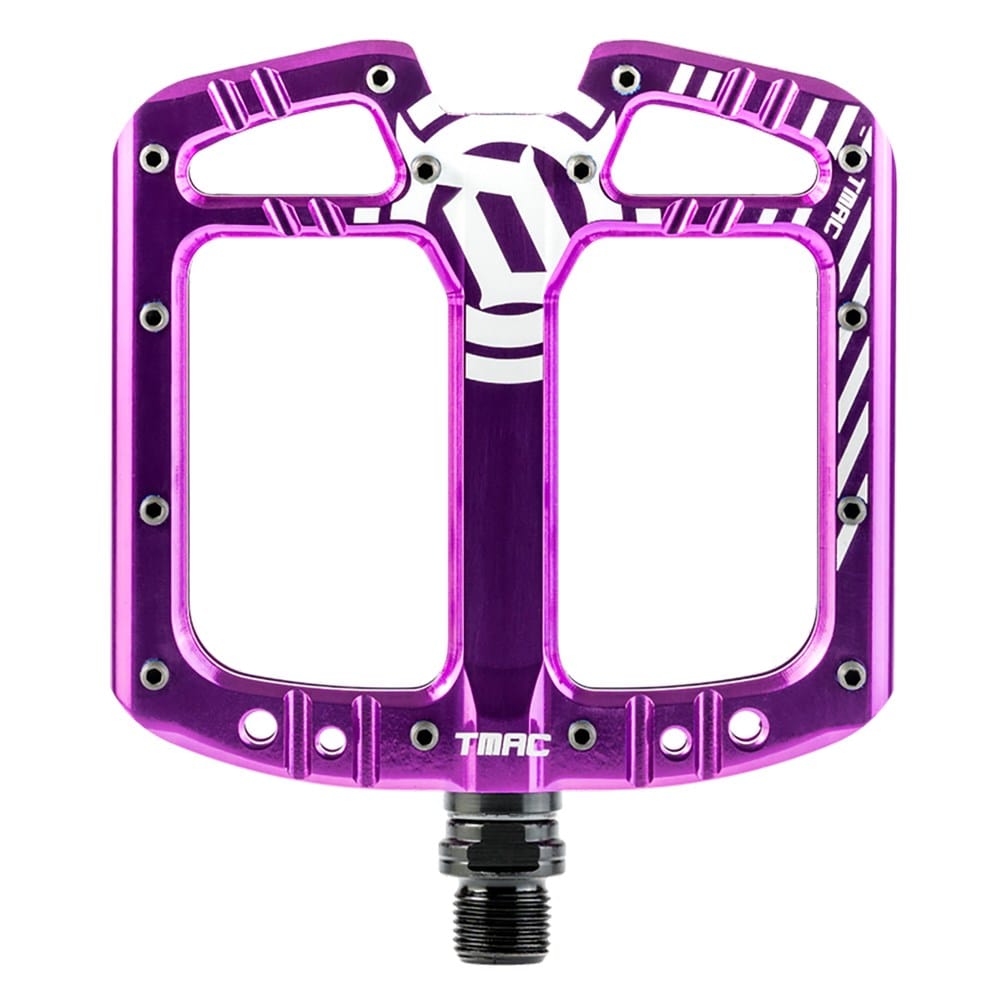 Deity TMAC Bicycle Pedals Purple