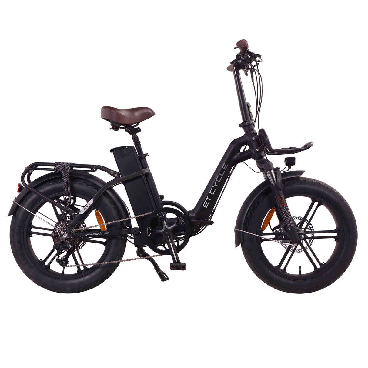 Folding Black e-Bike