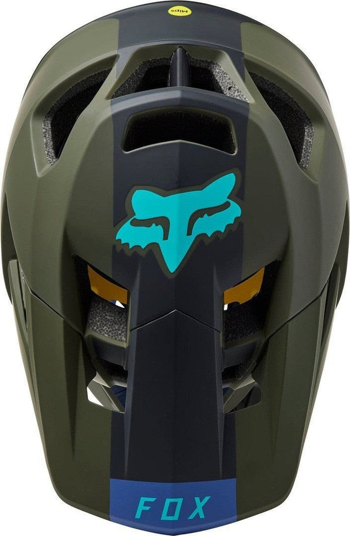 FOX Proframe Blocked olive & green - top