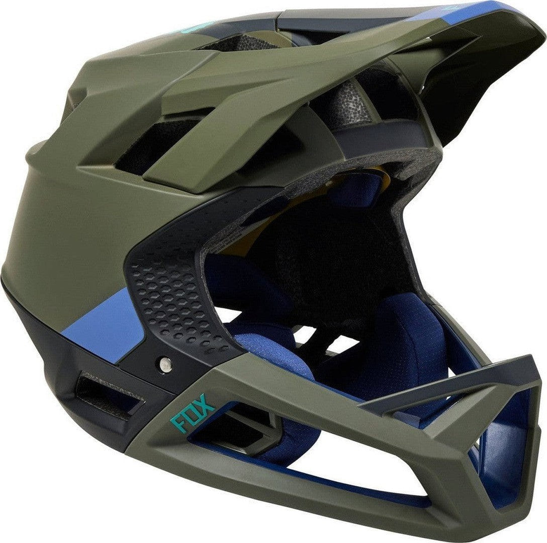FOX Proframe Blocked olive & green - front