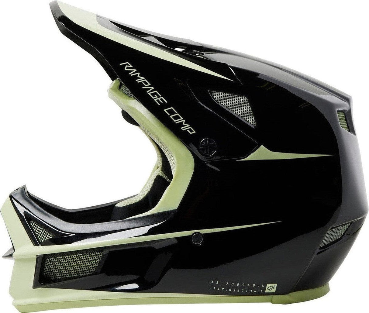 FOX Rampage Comp helmet side