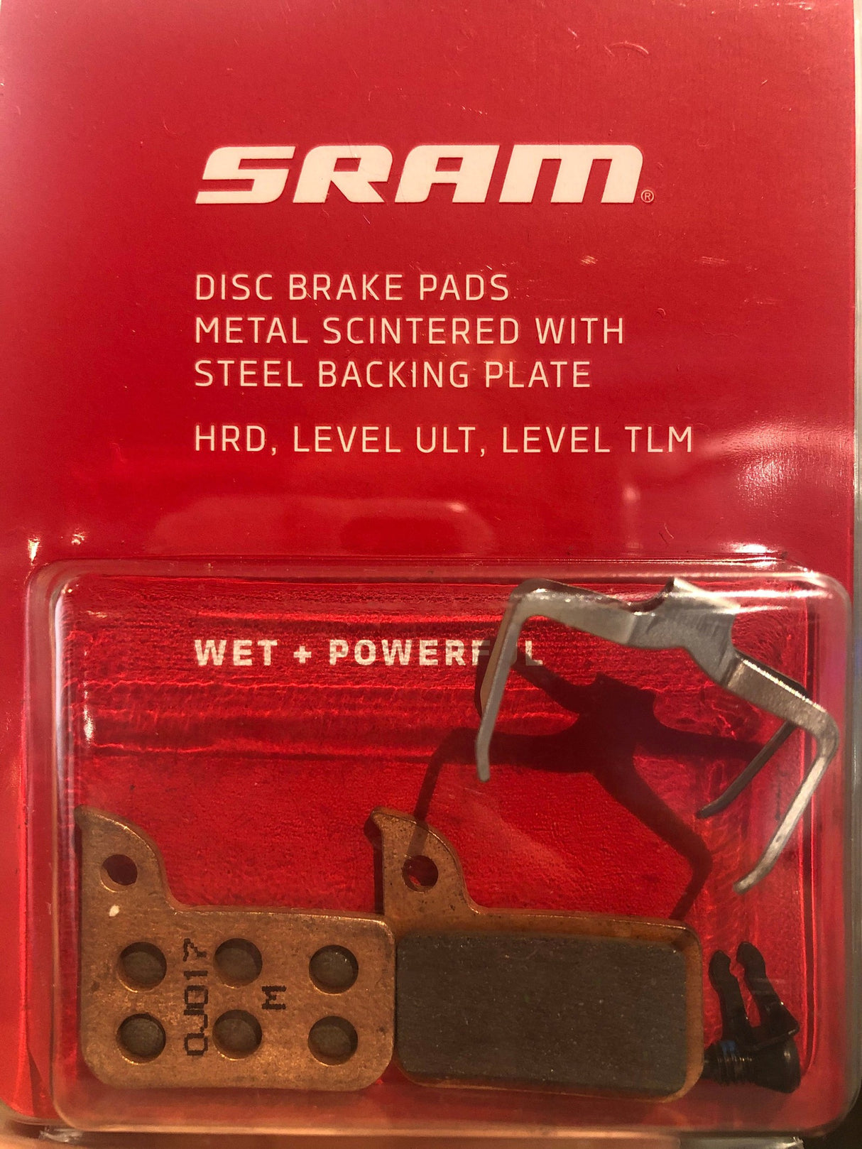 SRAM Disc Brake Pad Sintered Steel Powerful HRD-LevelTLM-Ult