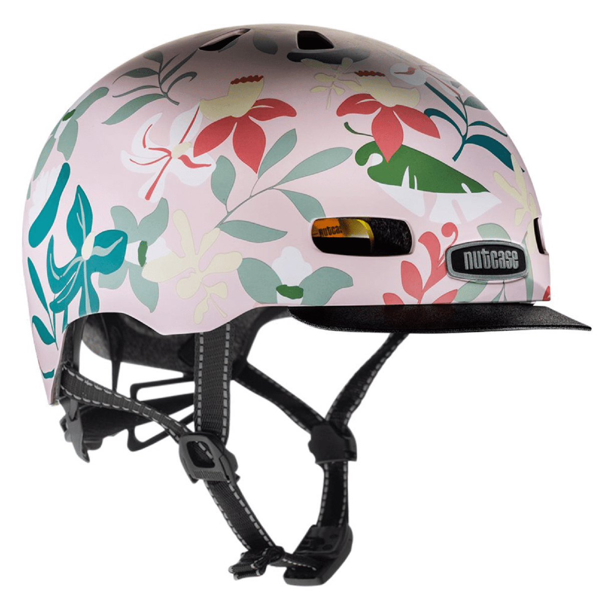 Nutcase Little Nutty Youth MIPS Helmet Leaf It Angle Visor