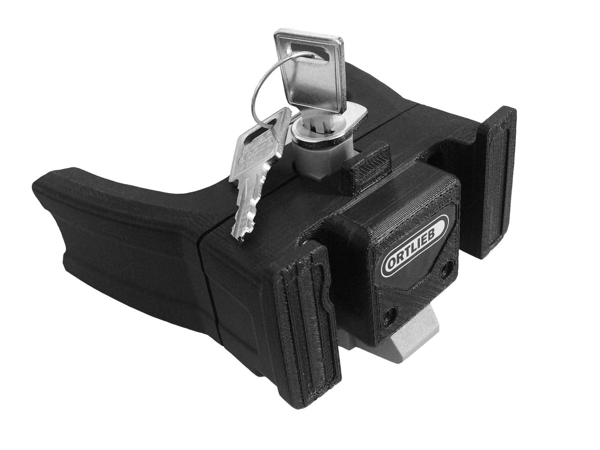 Ortlieb Handlebar Bag Mounting Set E-Bike with Lock