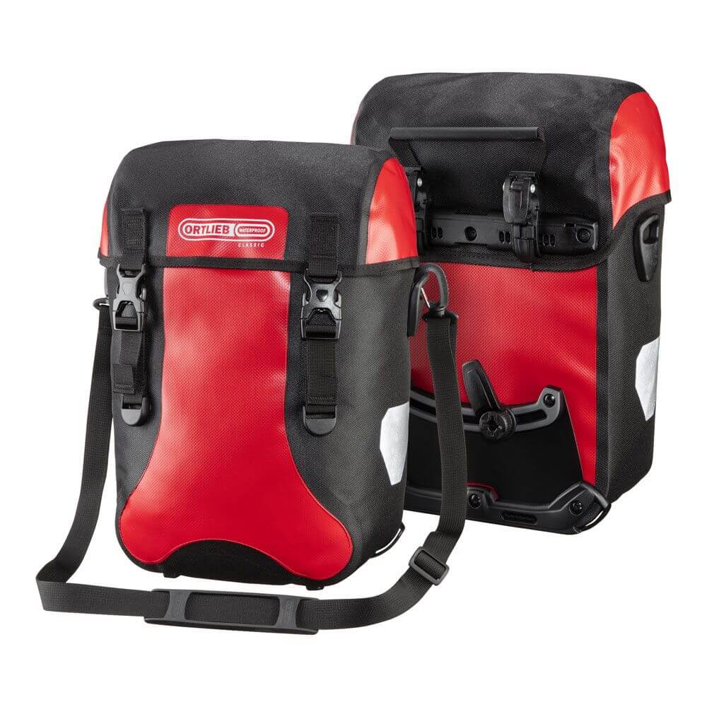 Ortlieb Sport-Packer Classic QL2.1 Pannier Bag (Pair) Red Black