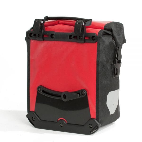 Ortlieb Sport Roller City QL1 Waterproof Pannier Bag Red Black Back
