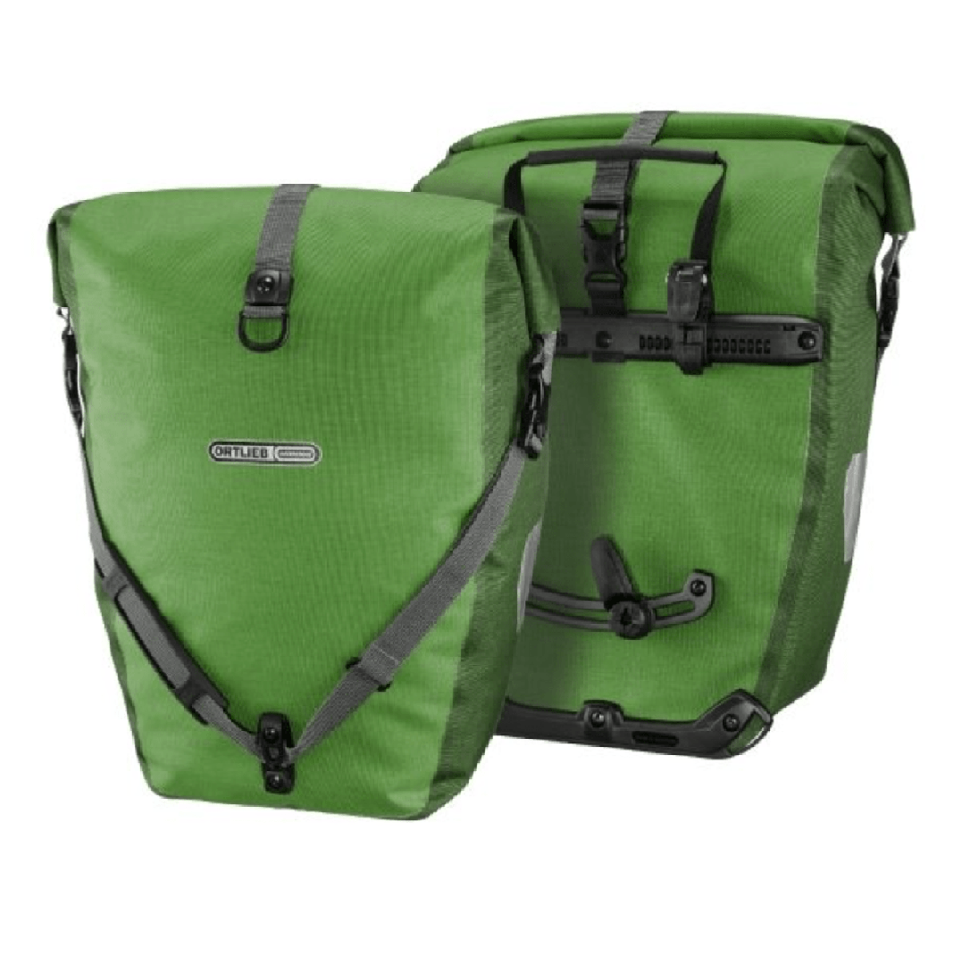 Ortlieb Back Roller Plus QL2.1 Waterproof Pannier Bag Pair Lime Moss