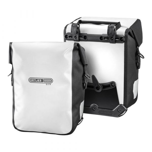 Ortlieb Sport-Roller City QL1 Waterproof Pannier Bag (Pair) White