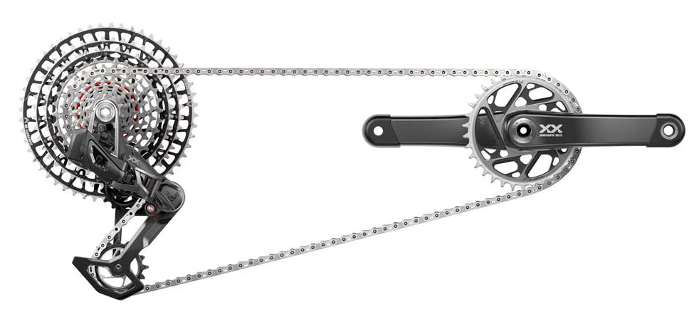 SRAM XXSL T-Type Eagle Transmission AXS Groupset 165mm