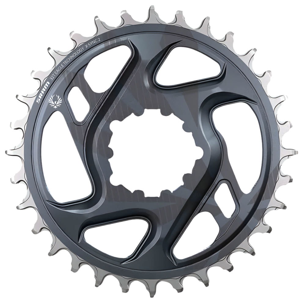 SRAM Chainring X-SYNC 2 34T Direct Mount 6mm Offset Eagle Lunar Grey (finish of GX Eagle C1 matches crank arms)