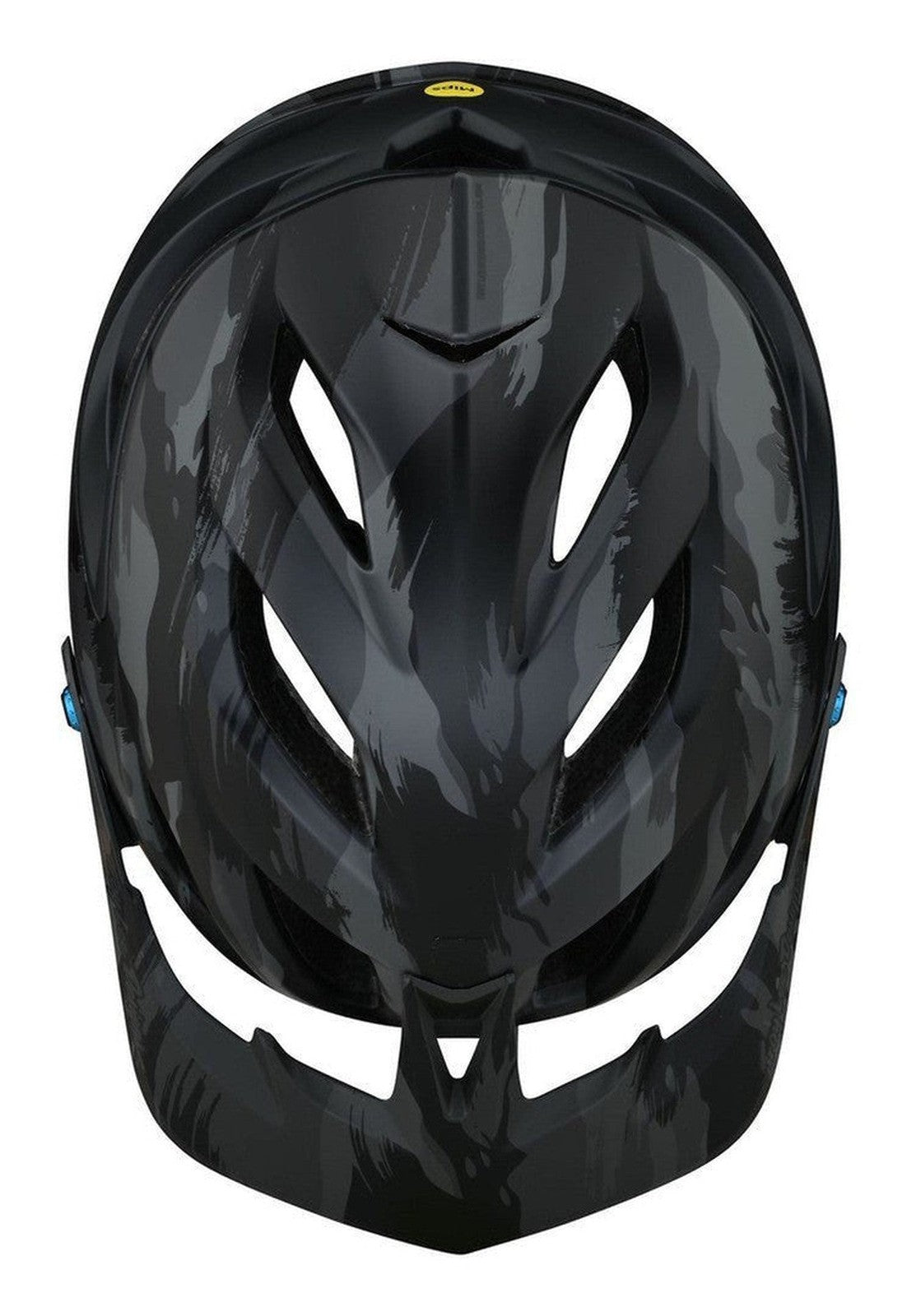 TLD A3 AS MIPS Helmet Brushed Camo Blue Top