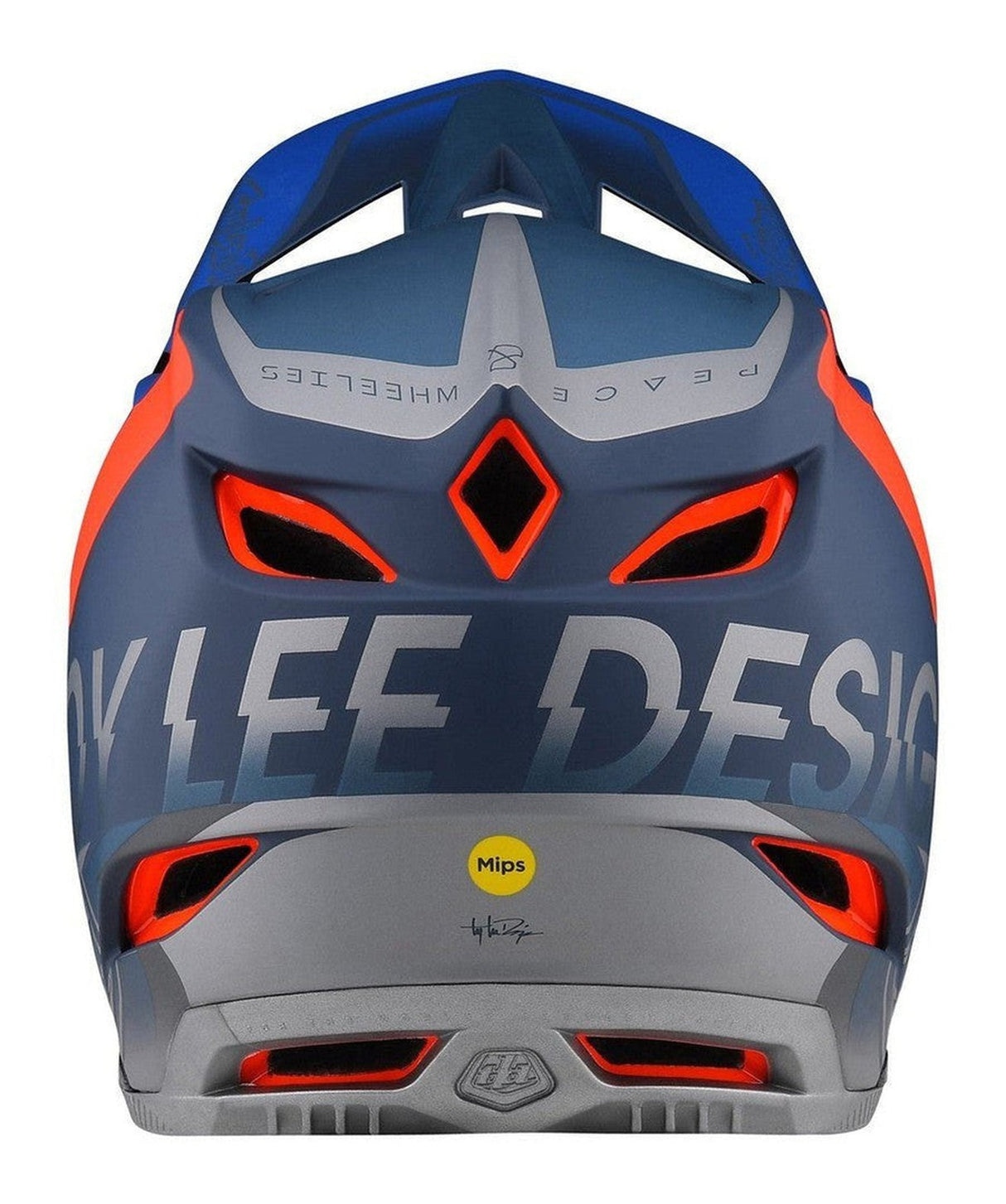 TLD D4 AS Composite Helmet Qualifier Red Back