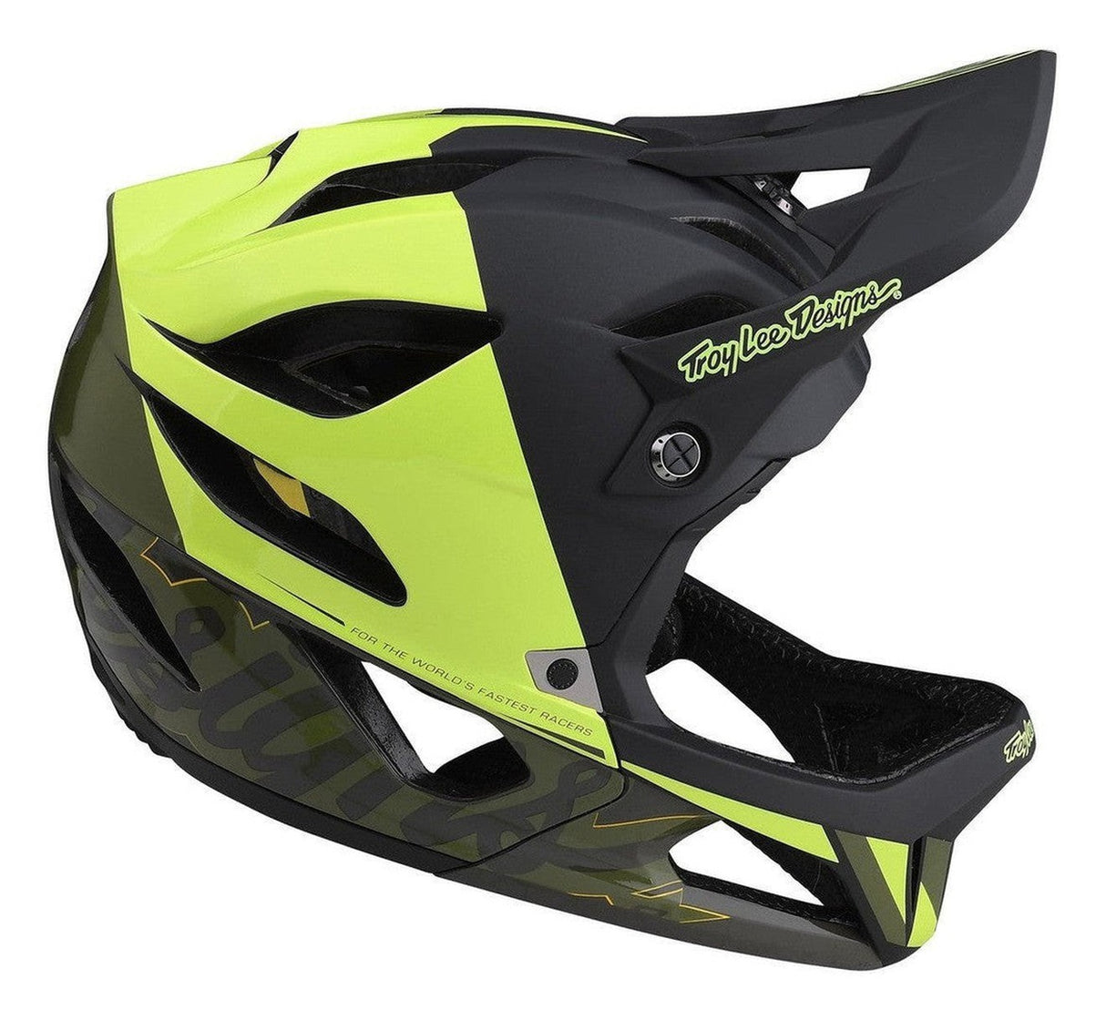 TLD Stage MIPS Helmet Nova Glow Yellow Side Right