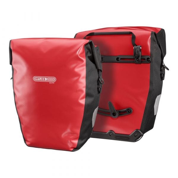Ortlieb Back-Roller City QL1 Waterproof Pannier Bag (Pair) Red