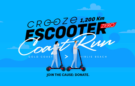 Crooze 1,200 km Escooter Coast Run