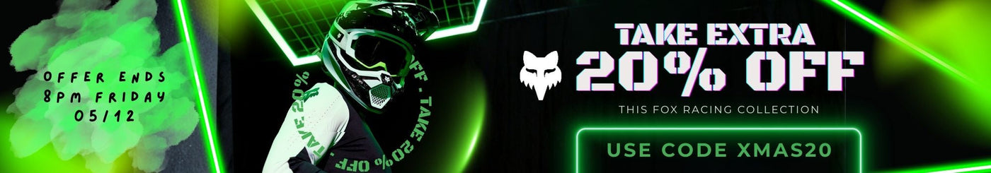 Take 20% Off Fox Racing Special [Use Code: XMAS20]