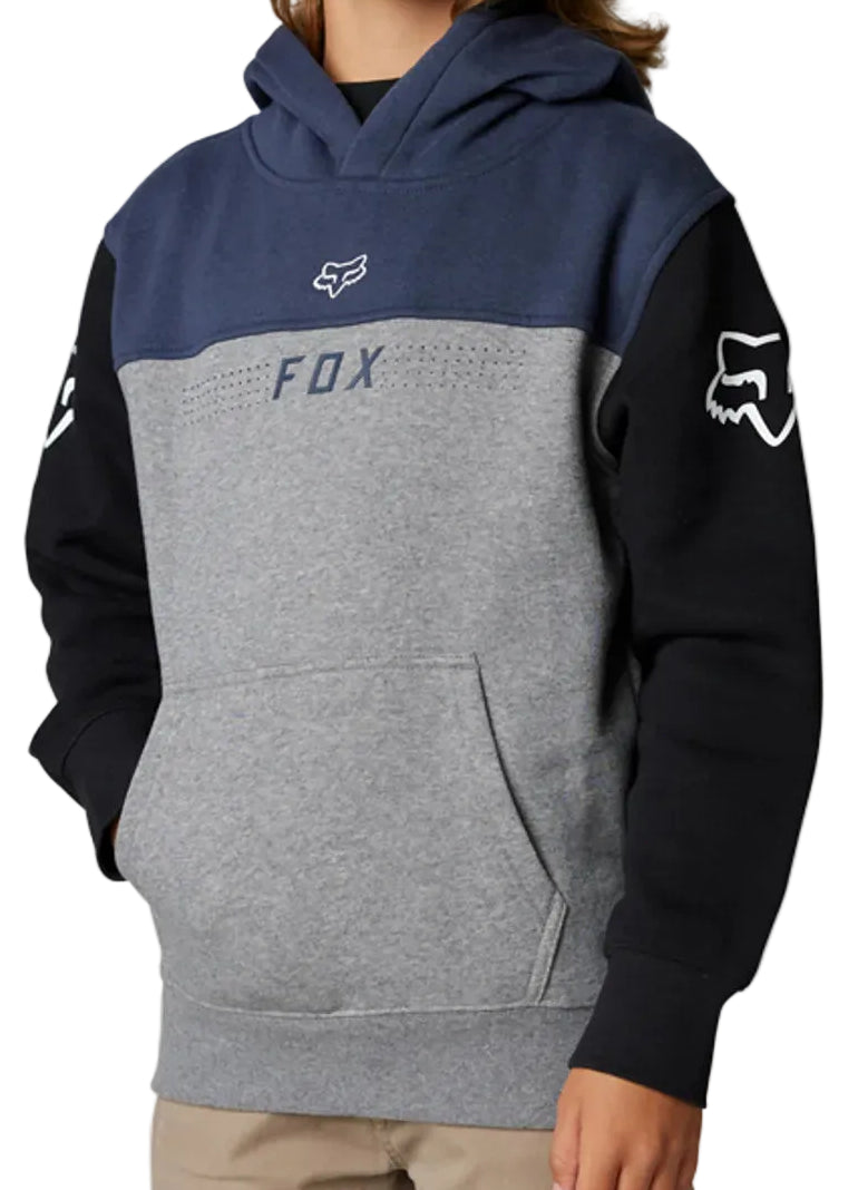 Fox YOUTH EFEKT PULLOVER FLEECE DpCobalt DETAILS