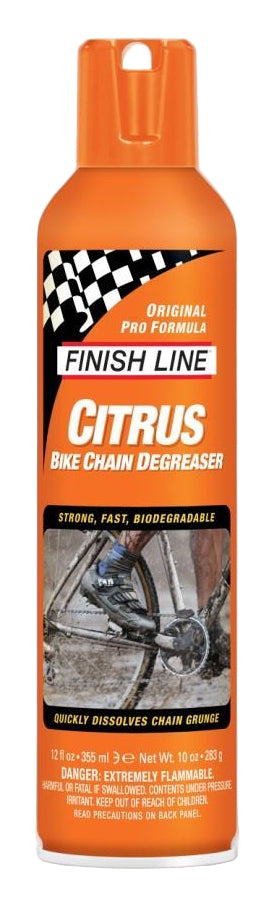 Finish Line Citrus Degreaser 12oz Aerosol Spray