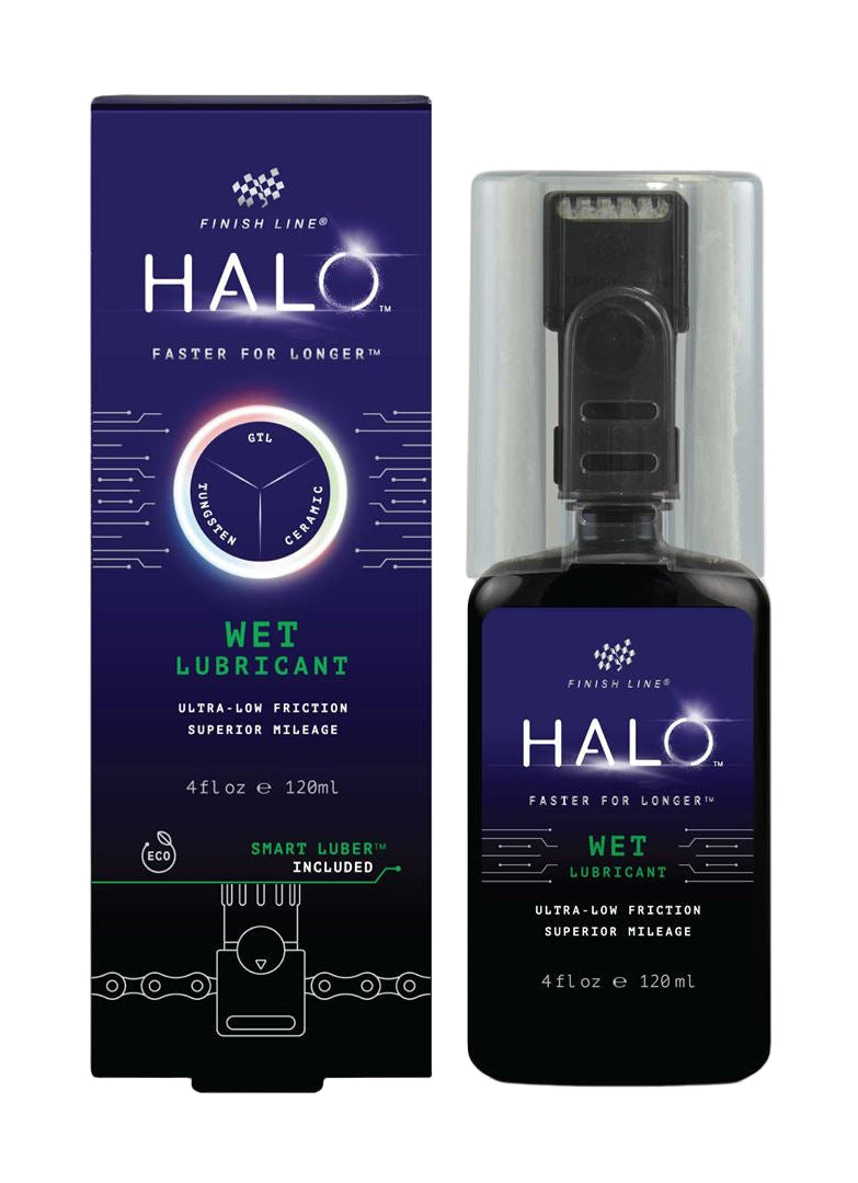 Finish Line Halo Wet Lube 4oz/120ml with Smart Luber