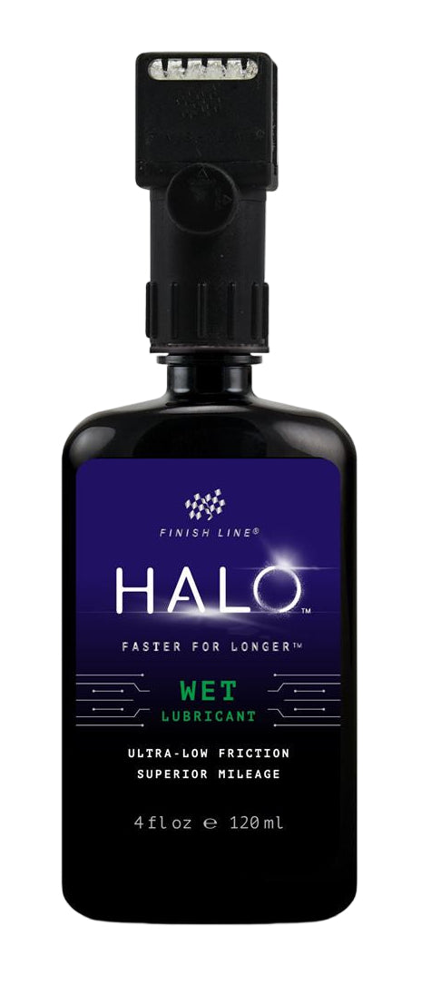 Finish Line Halo Wet Lube 4oz/120ml with Smart Luber