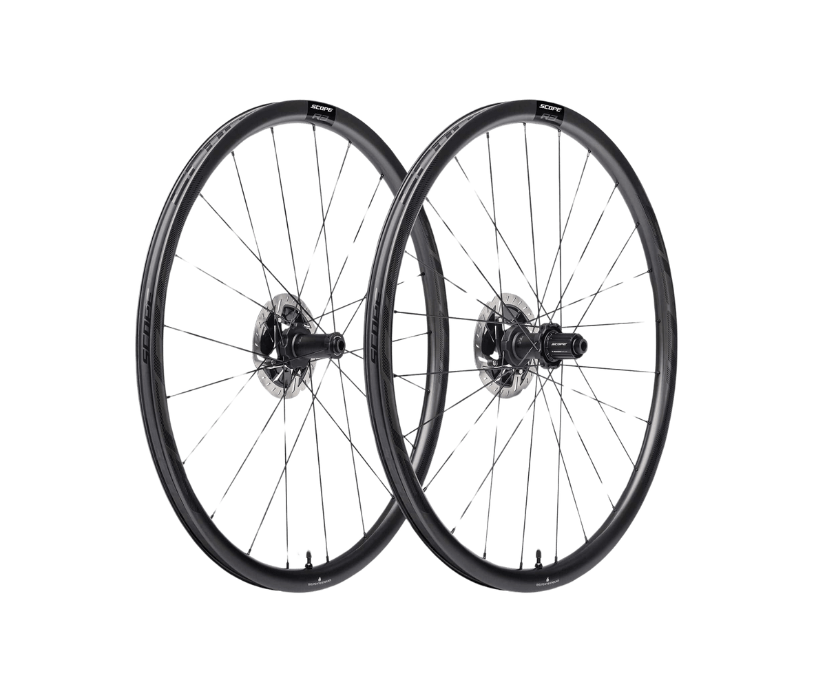 Scope R3 Disc Brake Black SRAM XDR Road Wheelset