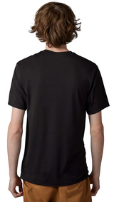 Fox NON STOP Short Sleeve TECH TEE Black BACK FACING MODEL