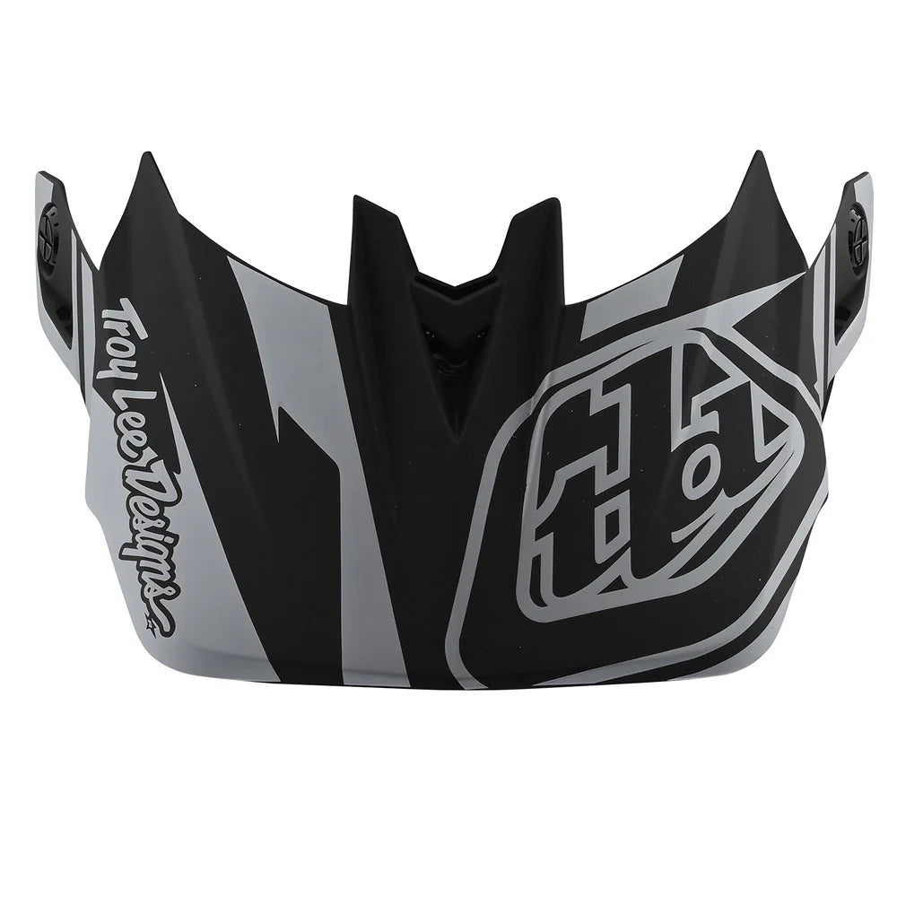 Troy Lee Design 21 ER D4 Composite Visor Slash Black / Silver