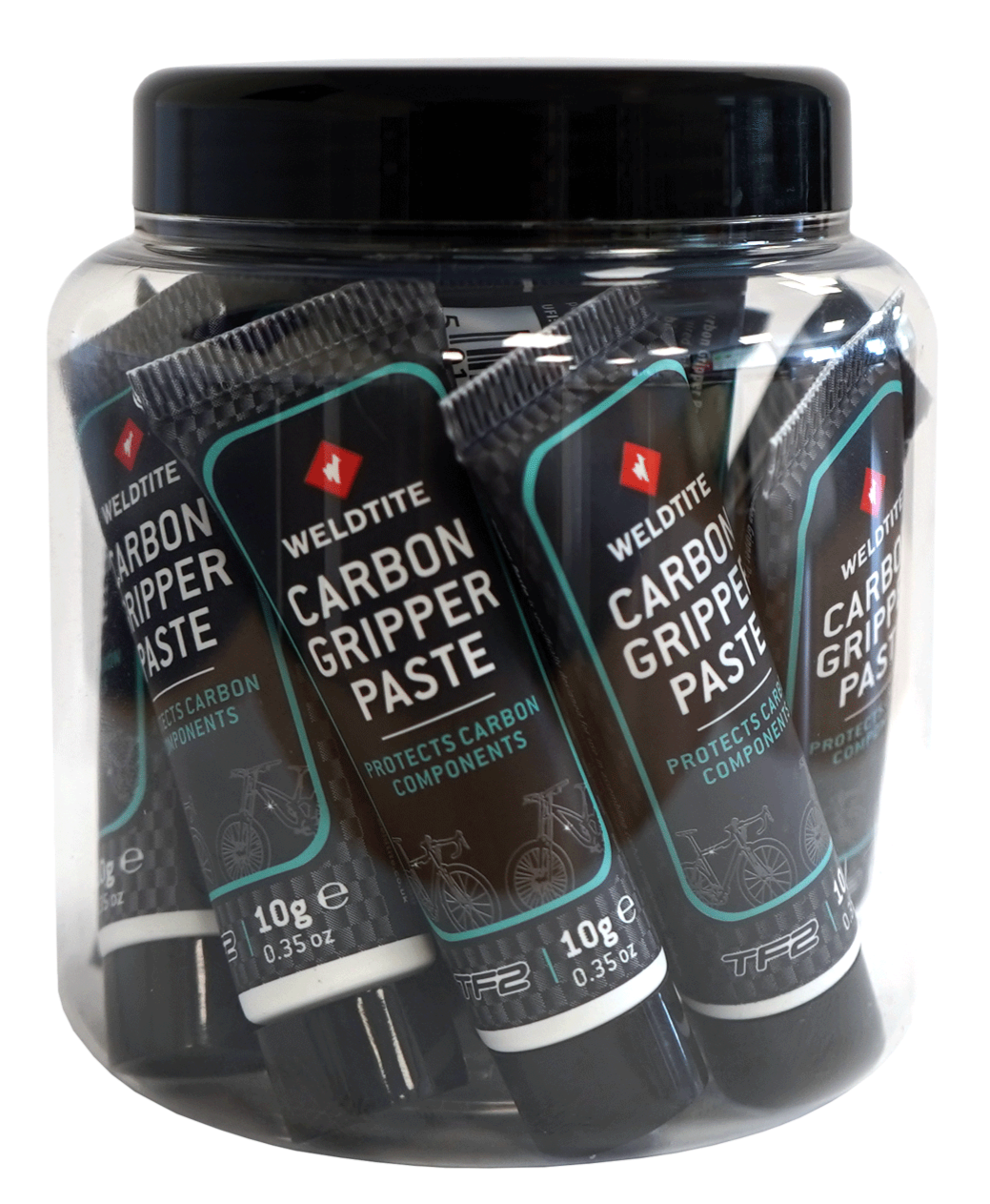 Weldtite Carbon Fibre Gripper Paste 10g Jar (Pack of 12)