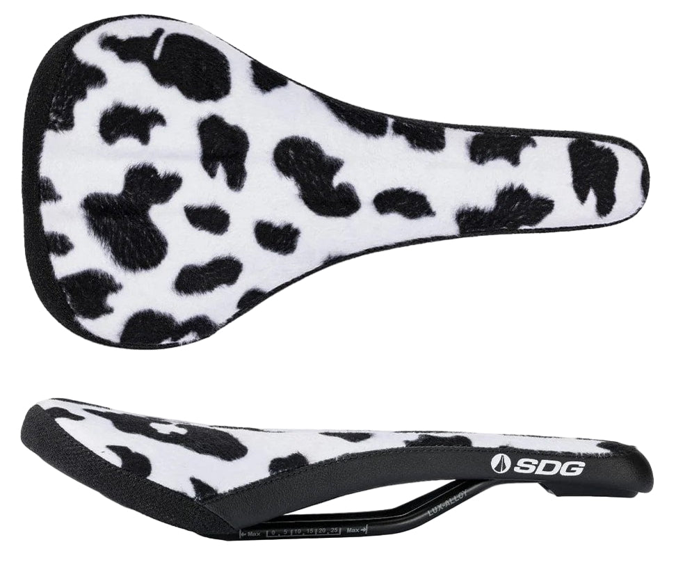 SDG Bel-Air V3 Alloy Performance Saddle Animal Throwback Cow Print