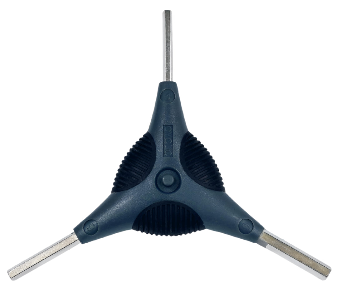 Weldtite Cyclo Mini 'Y' Wrench 4/5/6mm Allen Keys