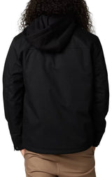 Fox Mercer Jacket Black BACK FACING MODEL