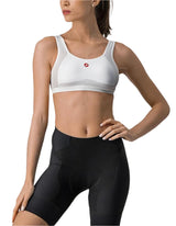CASTELLI ROSSO CORSA BRA WHITE FRONT