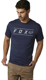 Fox PINNACLE Short Sleeve TECH TEE HEATHER DEEP COBALT FRONT